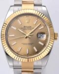 Clean Factory Rolex Datejust M126333-0009 Gold Dial Replica