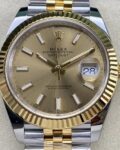 Clean Factory Rolex Datejust M126333-0010 Champagne Replica Watch