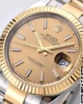 Clean Factory Rolex Datejust M126333-0009 Gold Dial Replica