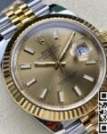 Clean Factory Rolex Datejust M126333-0010 Champagne Replica Watch