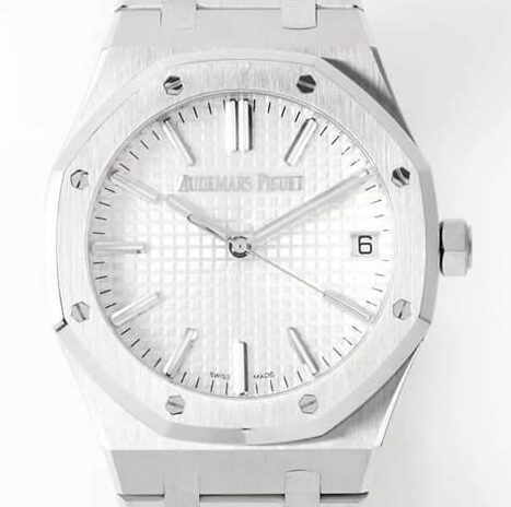 Royal Oak ZF Watch AP 15510ST.OO.1320ST.08 silver Dial