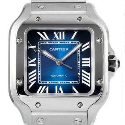 Replica Cartier Watch BV De Santos WSSA0063 Gradient Blue