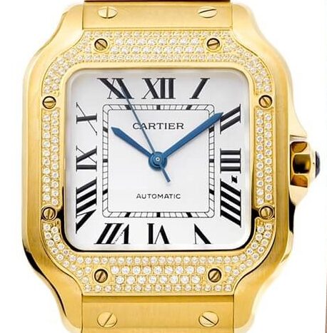 Cartier Watch Replica BV Factory De Santos WJSA0010 Gold