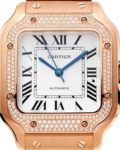 Cartier Santos Replica BV Factory WJSA0009 Silver Gray Watch