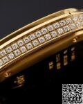 Replica Cartier BV Factory De Santos Gold Full Diamond Watch