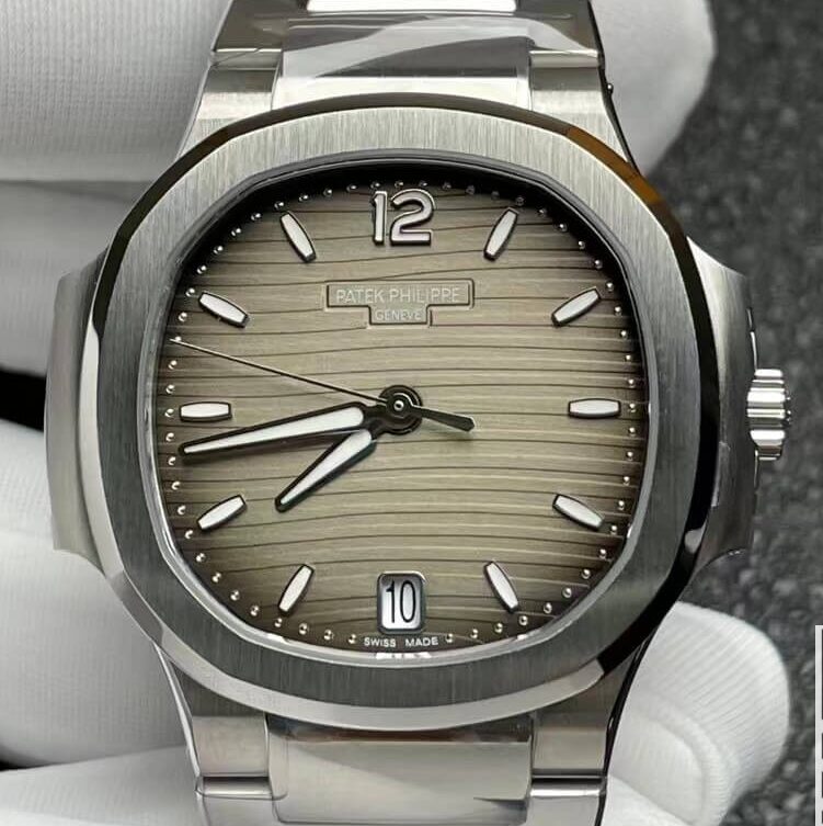 Replica Patek Philippe 3K Nautilus 7118/1A-011 Smoke Gray Dial