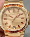 patek philippe watch 3K Nautilus 7118/1300R-001 Rose Gold Dial