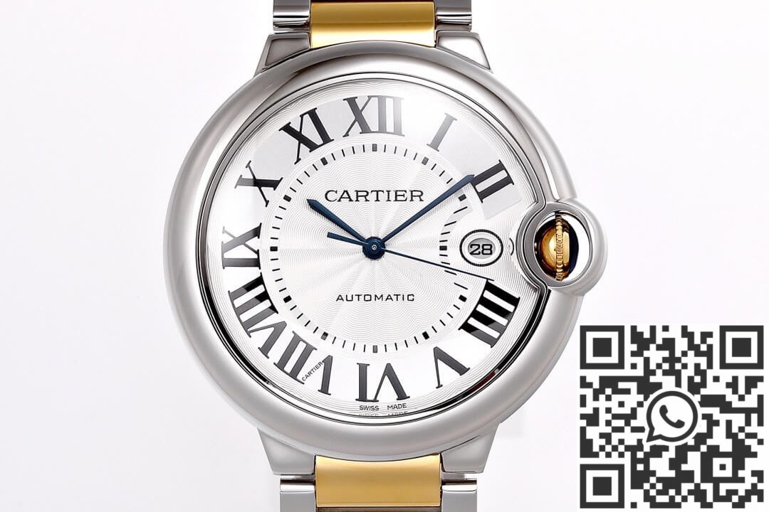 AF Cartier Replica Ballon Bleu De W2BB0031 Silver Dial