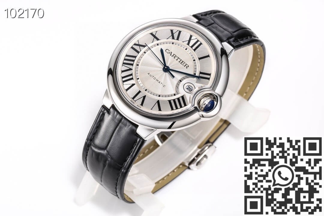 Cartier Watch Replica AF Ballon Bleu WSBB0026 Silver Gray Dial