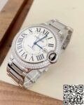 Cartier Replica AF Ballon Bleu WE9009Z3 Silver Dial Size 42mm