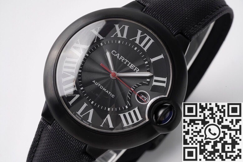 Replica Cartier Ballon Bleu AF WSBB0015 Black Dial Size 42mm