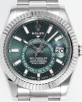 ZF Rolex Replica Factory Sky Dweller M326934 Mint Green Dial