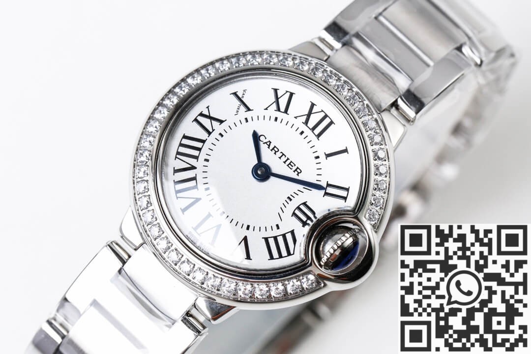 Replica Cartier Quartz Watch AF Ballon Bleu W4BB0015 Size 28