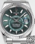 ZF Rolex Replica Factory Sky Dweller M326934 Mint Green Dial