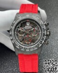 Custom Rolex Daytona DIW Carbon Fiber Case Red