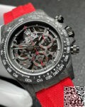 Custom Rolex Daytona DIW Carbon Fiber Case Red