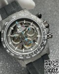 DIW Rolex Replica Custom Daytona Carbon Fiber Case Black