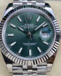 Replica Rolexes ARF Factory Datejust M126334-0028 Mint Green