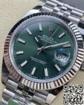 Replica Rolexes ARF Factory Datejust M126334-0028 Mint Green