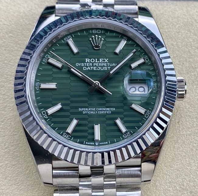 Rolex Replic ARF Factory Datejust M126334-0030 Mint Green