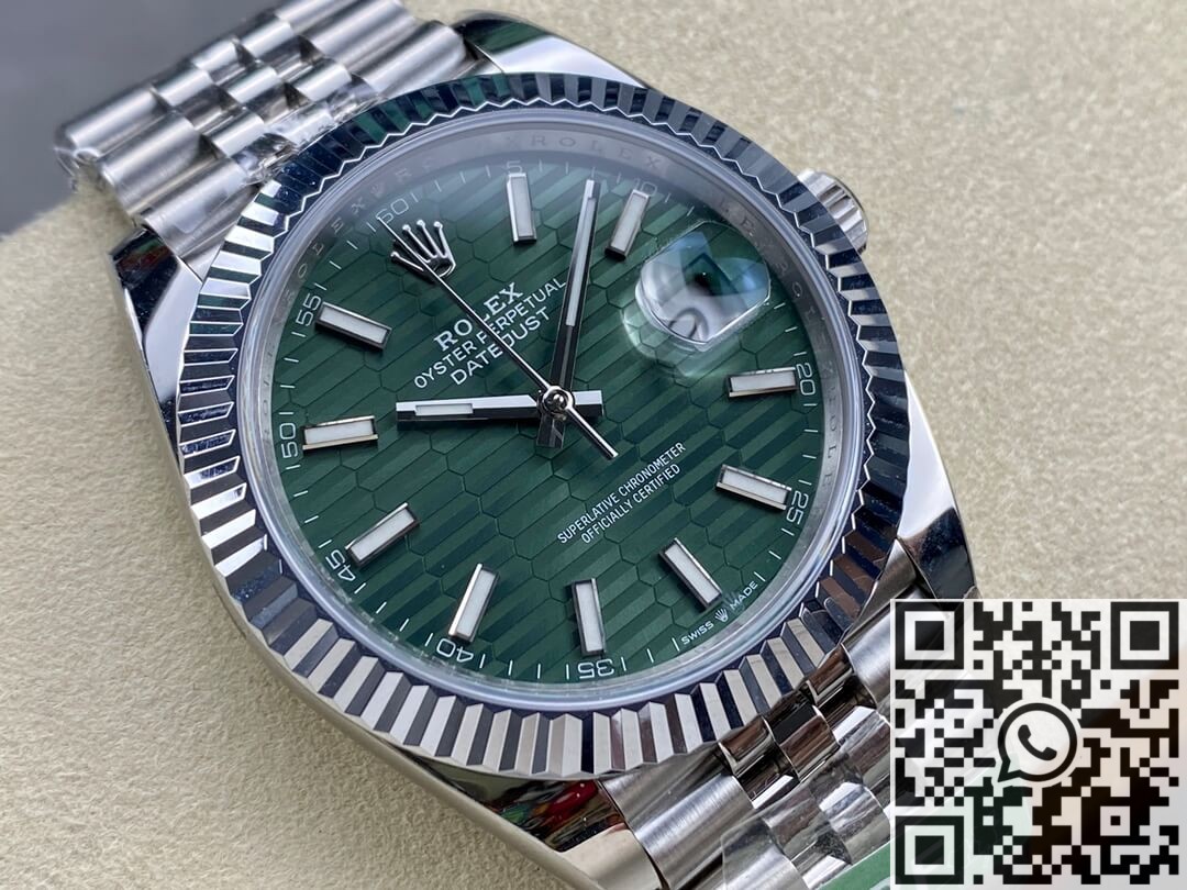 Rolex Replic ARF Factory Datejust M126334-0030 Mint Green