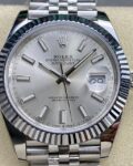 Replic Rolex ARF Factory Datejust M126334-0004 silver gray