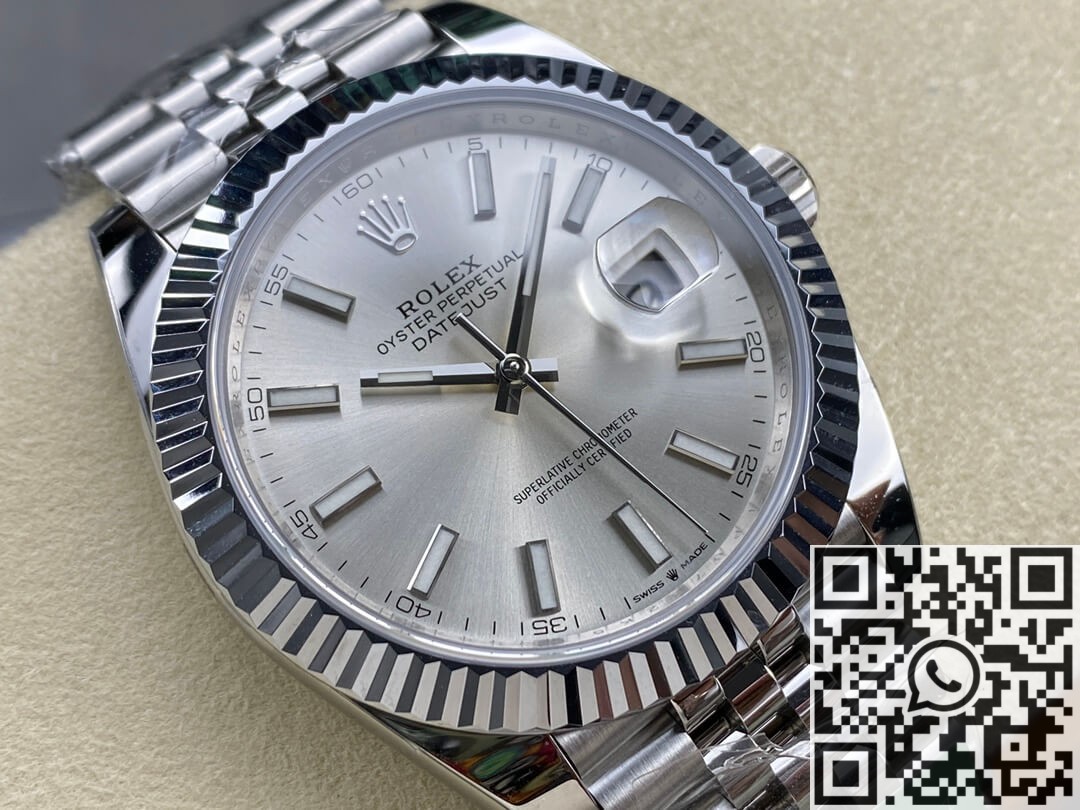 Replic Rolex ARF Factory Datejust M126334-0004 silver gray