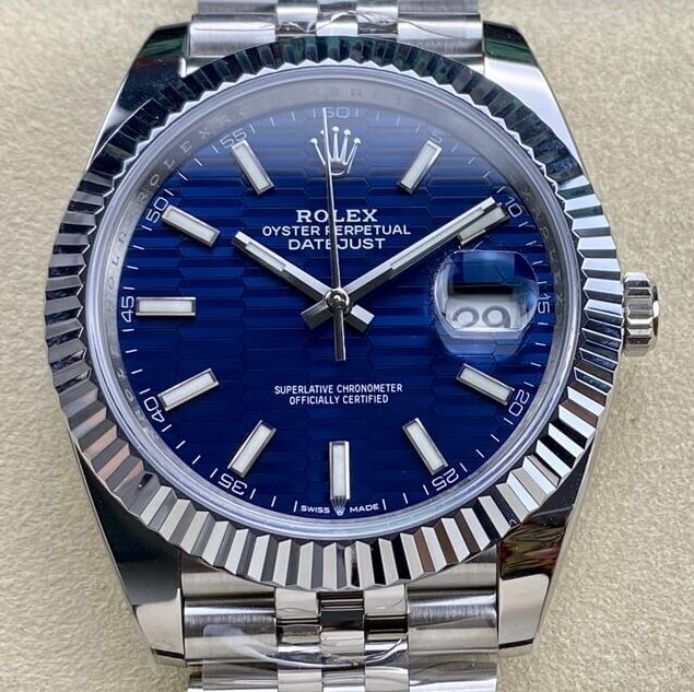 Rolex Datejust Replica ARF M126334-0032 Water ripple blue