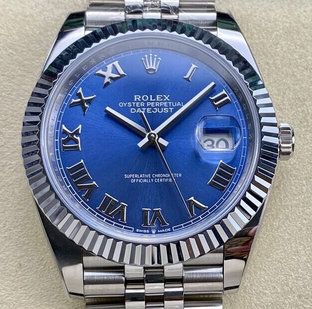 Best Replica Rolex Watch ARF Datejust M126334-0026 blue