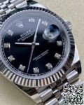 ARF Factory Fake Rolexs Datejust M126334-0012 black Watch