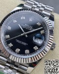 ARF Factory Fake Rolexs Datejust M126334-0012 black Watch