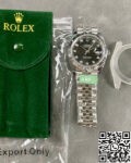 ARF Factory Fake Rolexs Datejust M126334-0012 black Watch