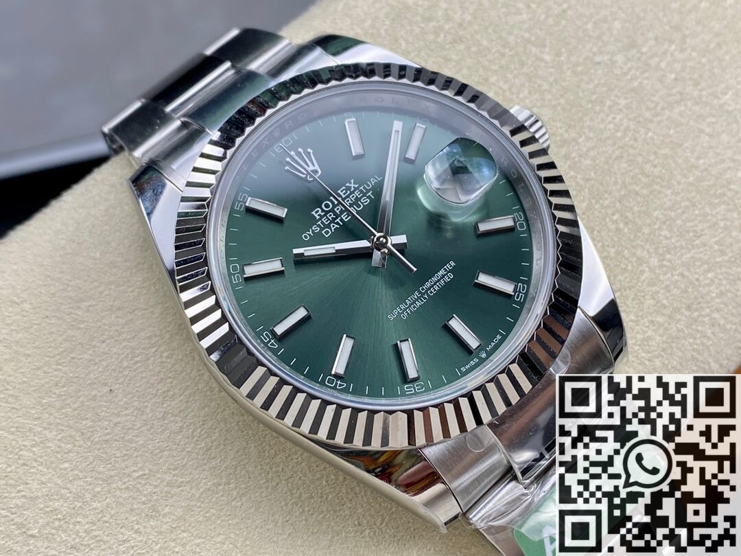 Best Replica Rolexes ARF Datejust M126334-0027 Mint Green