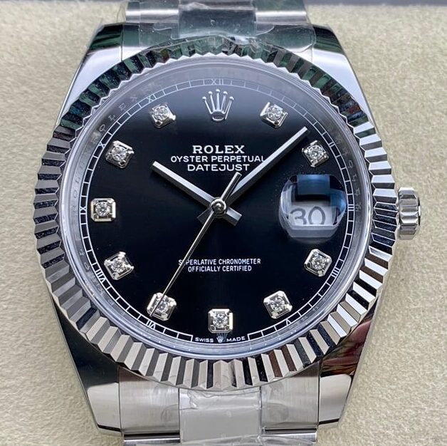 Rolex Replicas ARF Rolex Datejust M126334-0011 black Watch