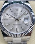 Best Rolex Fake ARF Datejust M126334-0003 silver Watch 41mm