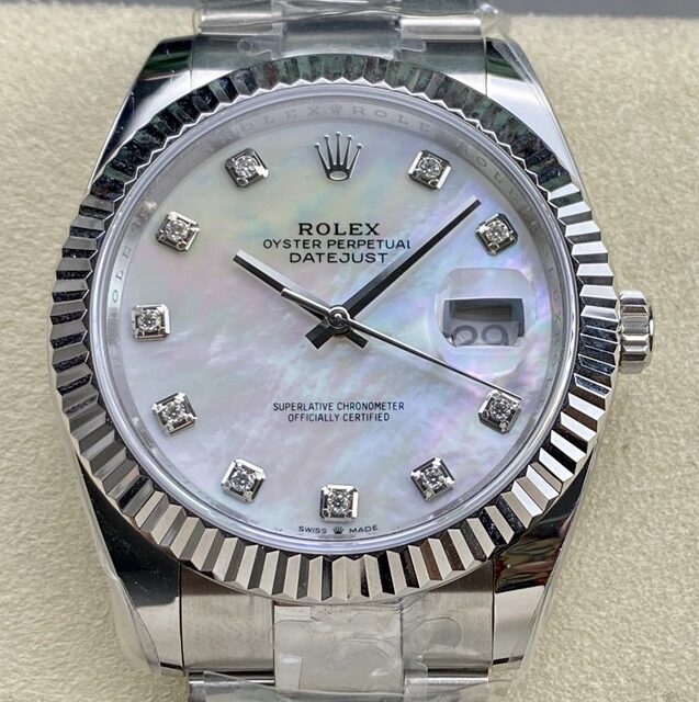 ARF Rolex Datejust Replica M126334-0019 White Watch 41mm