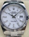 Rolex Replica White Watch ARF Datejust M126334-0009 41mm