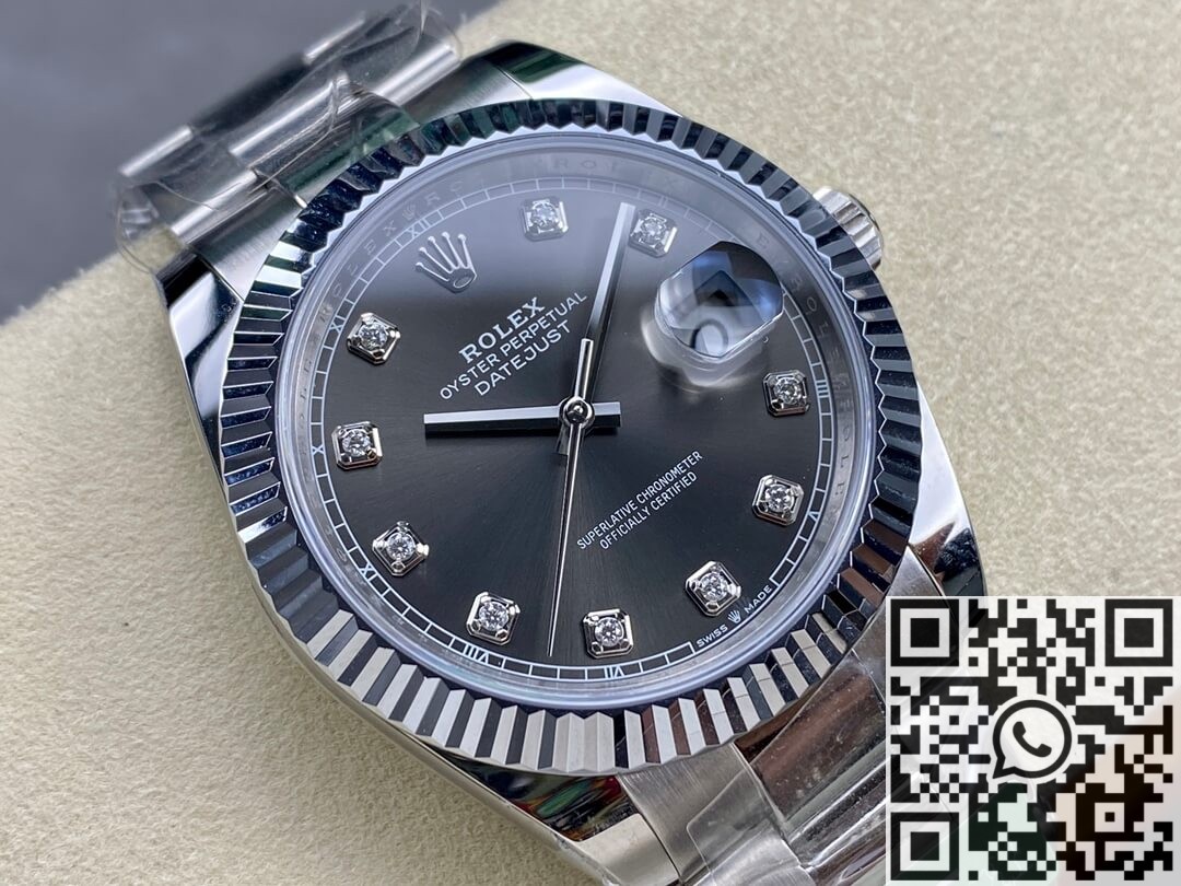 Rolex Replica Silver Gray ARF Datejust M126334-0005 Size 41mm