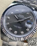 Rolex Replica Silver Gray ARF Datejust M126334-0005 Size 41mm