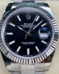 Rolex Replica Black Watch ARF Datejust M126334-0017 41mm