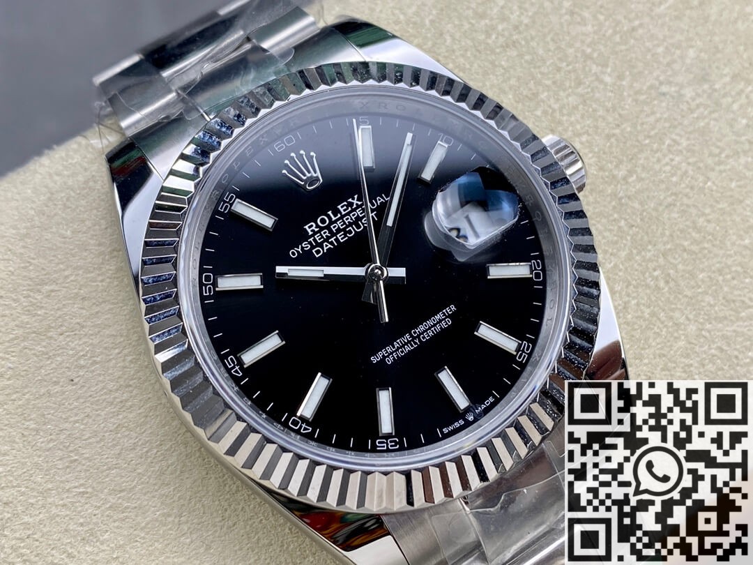 Rolex Replica Black Watch ARF Datejust M126334-0017 41mm