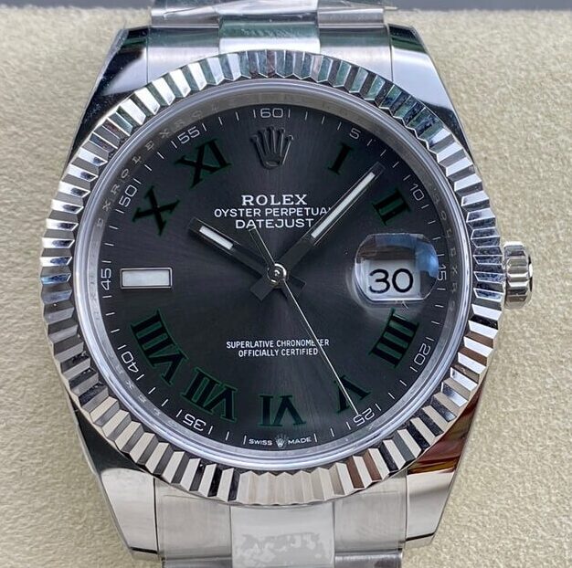 Rolex Replica Dark Gray ARF Datejust M126334-0021 Size 41mm