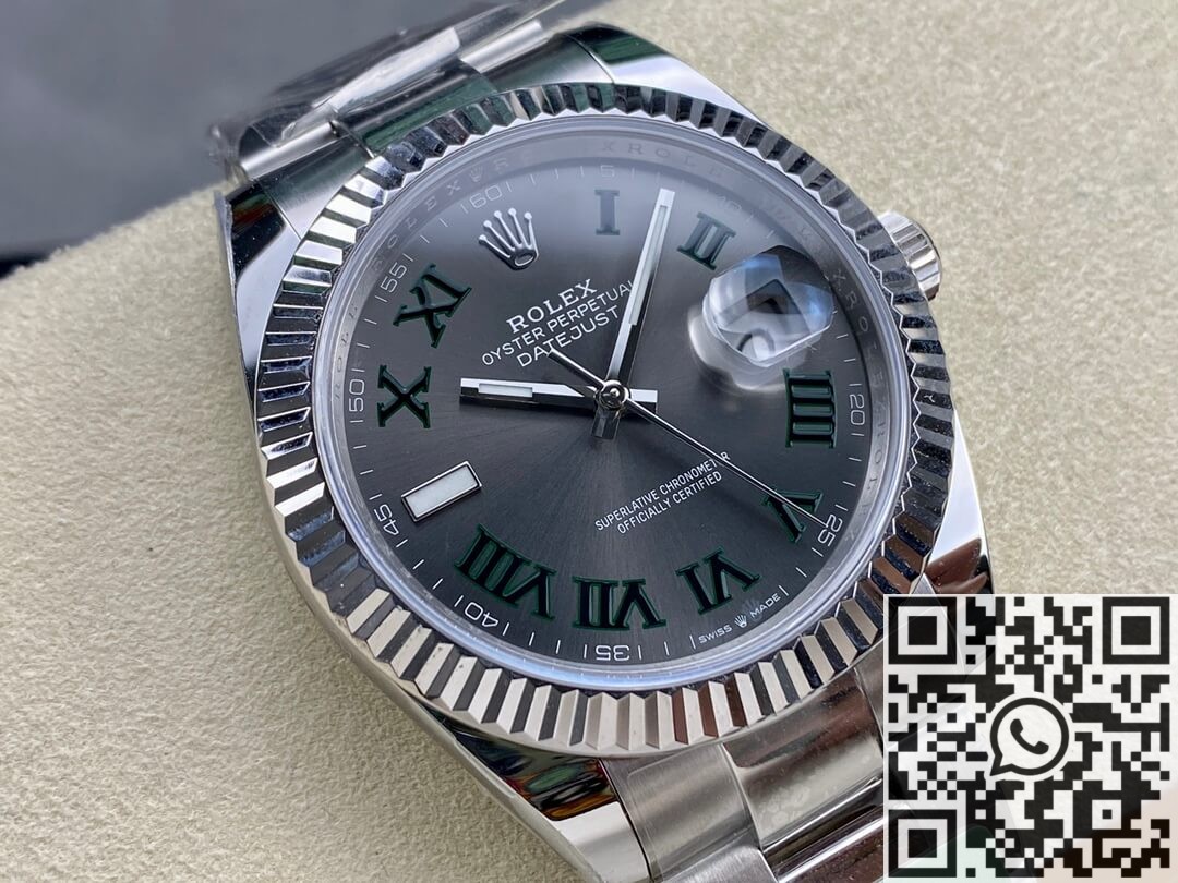 Rolex Replica Dark Gray ARF Datejust M126334-0021 Size 41mm