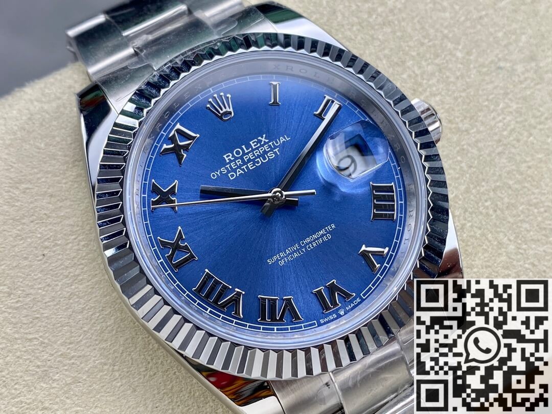 Rolex Replica Blue Watch ARF Datejust M126334-0025 Size 41mm