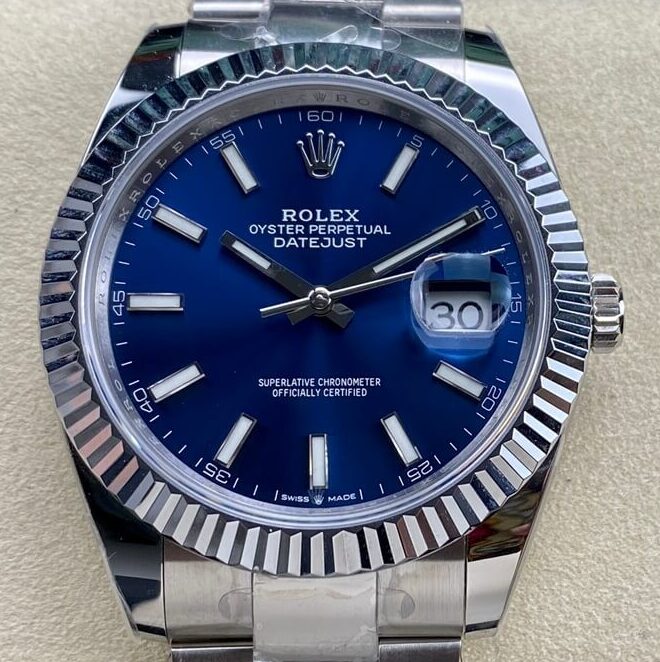 Rolex Datejust Fake Watch ARF M126334-0001 Blue Size 41mm