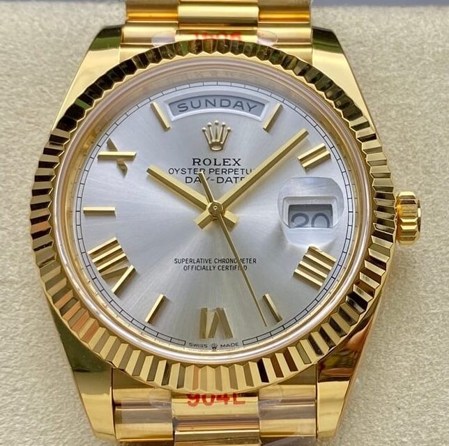 Rolex Day Date silver ARF Factory M228238-0002 Size 40