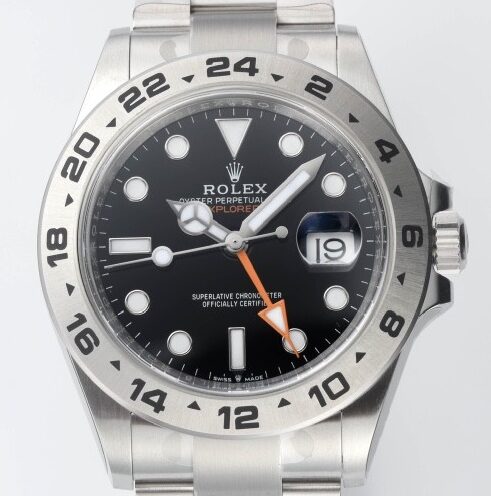 Clean Factory 226570 New Replica Rolex Explorer2 Black Dial with 3285 Movement