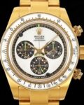 Artisans de Genève Daytona Rolex Gold case White dial