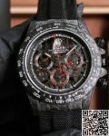 Custom Rolex Hollow Daytona Black Dial