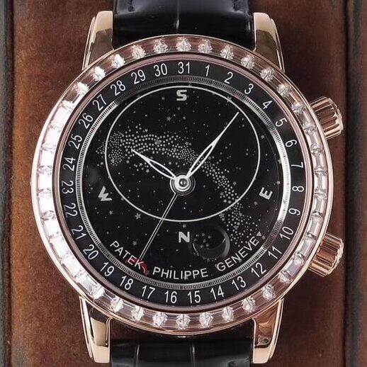 AI Factory Patek Philippe Calatrava 6104R-001 Black Dial